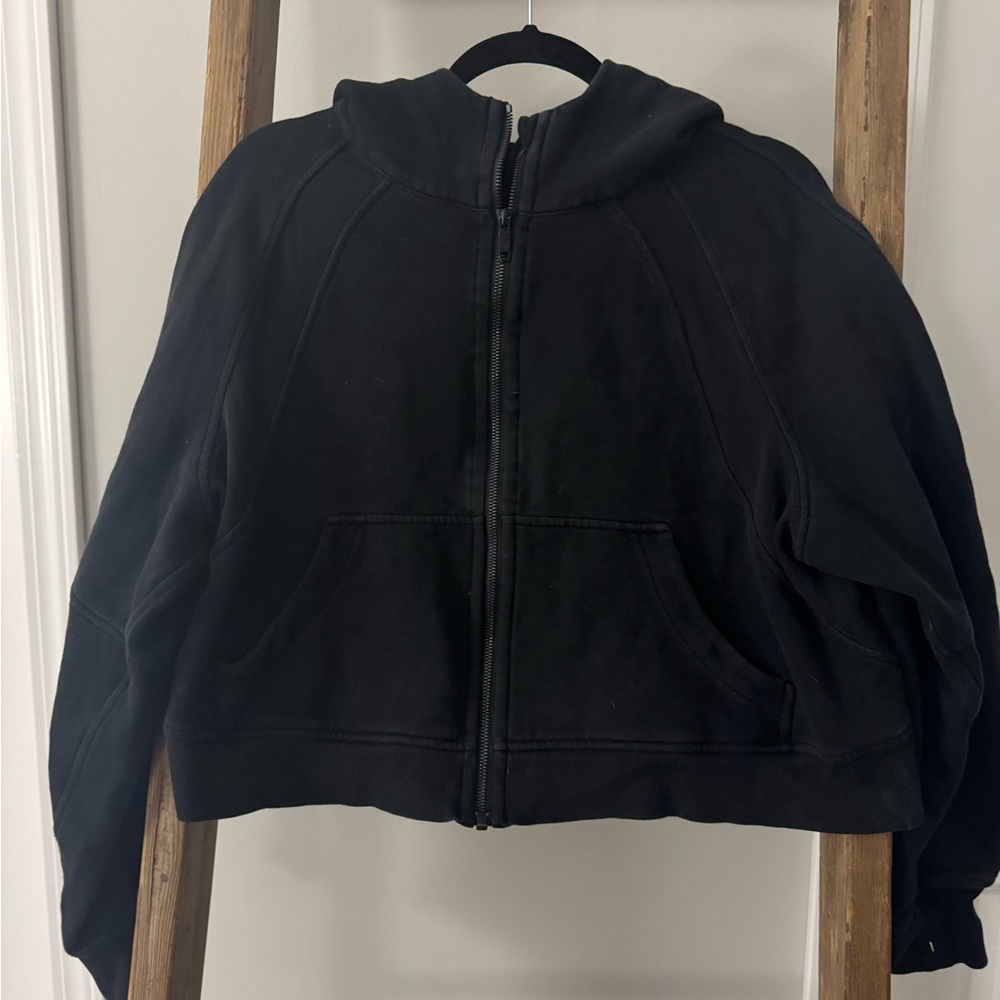 Lulu scuba cropped,  Zip-Up Hoodie